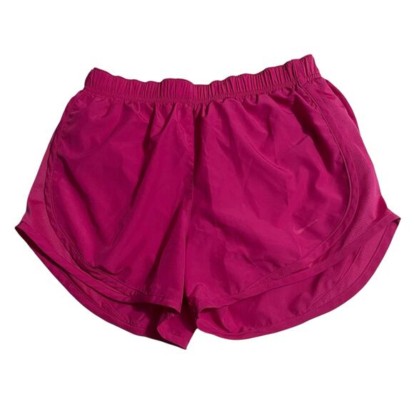 Nike Womens Athletic Shorts Small Pink Tempo Dri Fit Lined Running Workout - Picture 1 of 11